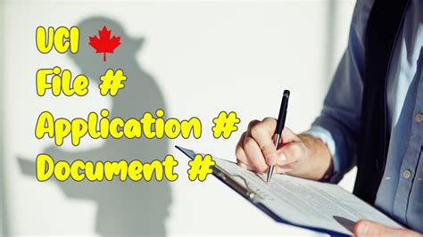 File Number, UCI, and Document Number in Immigration to Canada.